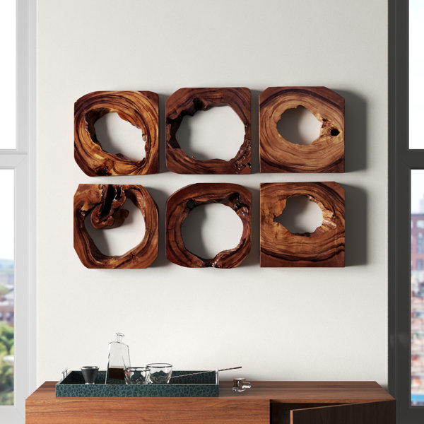 Union Rustic Handmade Solid Wood Abstract Wall Decor & Reviews Wayfair